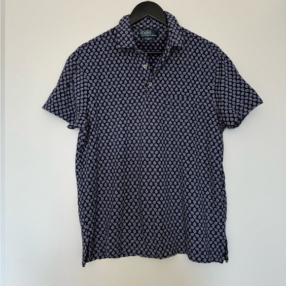 Polo Ralph Lauren Featherweight Mesh Print Polo - Picture 1 of 5